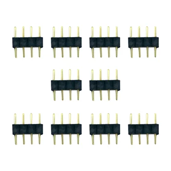 10buc/Lot 4 Pin Splitter Cablu Conector pentru Benzi cu LED-uri 2835 5050 RGB RGBW LED Benzi Terminale conector ac