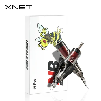 XNET NB 0,35 MM Cartuș de Tatuaj Ace RL RS RM M1 Unică folosință Sterilizate Siguranța Ac Tatuaj pentru Cartușul de Mașini Mânere