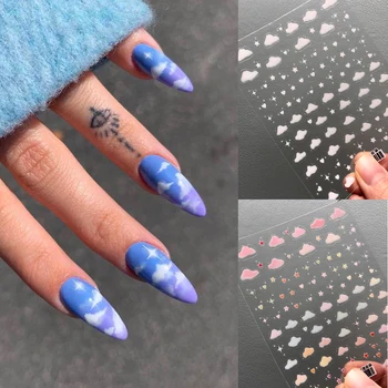 1 buc Nor 3D Nail Art Stickere autoadezive Stele Decal Autocolante pentru Manichiura Salon Unghii Decorare