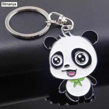 Panda Cheie lanț Nou Panda Drăguț Breloc Metalic pentru Sac de Masina breloc Turism Suvenir Cadouri brelocuri #17072