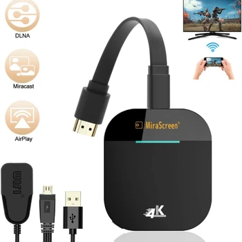 G5 5G 4K Wireless compatibil HDMI TV Stick Adaptor Wifi Display Receptor TV Dongle pentru Miracast, Airplay Monitor PC