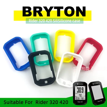Bryton Rider 420 Rider 320 Cazul Calculator de Biciclete Capac de Silicon de Desene animate de Cauciuc de Protecție Caz + HD film (Pentru Bryton420)