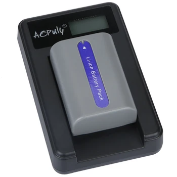 AOPULY 1 x FP50 NP-FP50 FP51 Baterie + LCD USB Incarcator pentru SONY DCR-DVD105 DVD405 DVD605 DCR-HC21 DCR-HC26 DCR-30 DCR-HC28 PM094