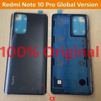 100% Original Glass Pentru Xiaomi Redmi Nota 10 Pro Capac Spate Usa Spate Înlocuirea Hard Case Baterie Spate Carcasa Capac Nota 10 Pro