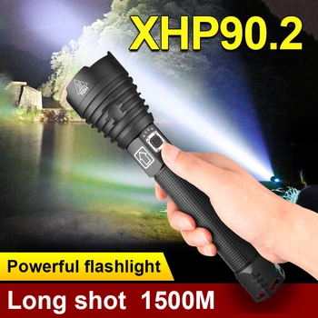 300000 LM XHP90 cel Mai Puternic Lanterna LED-uri USB Reîncărcabilă Lanterna LED-uri XHP50 XHP70 Lampă de Mână 18650 Tactice, Lanterne de Camping