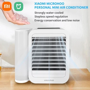Original Xiaomi Microhoo 3 In 1 Mini Aparat De Aer Conditionat De Răcire Cu Apă Ventilator Cu Ecran Tactil De Distribuție Artic Cooler Umidificator Lamă
