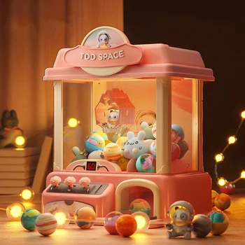 Papusa Mașină care funcționează cu Monede Juca Jocul Mini cu Gheare Prinde Jucărie Mașini de Păpuși Maquina dulces Copii, Jucarii Interactive, Cadouri de Ziua de nastere