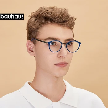 Bauhaus TR90 Aliaj de Titan Rama de Ochelari Barbati Miopie Ochi de Sticlă Ochelari de vedere 2019 coreean Rame Optice Eyewea