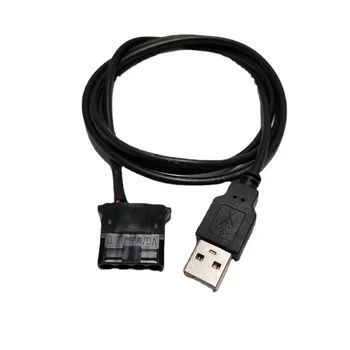 IDE Molex la USB UN Mascul Converter 5V Cablu de Alimentare Cablu pentru Laptop Router Ventilatorului de Răcire Negru 1M