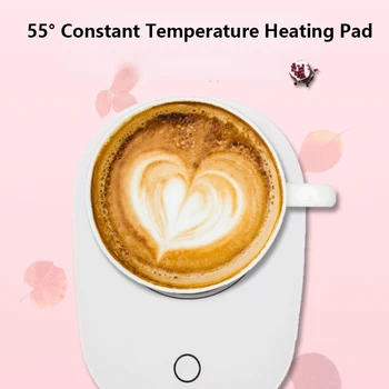 Încălzire eficientă Cupa Mat USB Alimentat cu Termostat Senzor de Gravitație Coaster mai Cald Încălzire Ceașcă Titularul Incalzitor Cana de Cafea Ceașcă Cald
