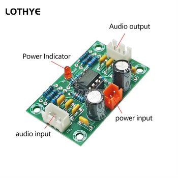 NE5532 Operaționale Pre-Modul Amplificator Audio Digital Față Bord Amplificator Preamplificator de 5 Ori Rata Largă de Tensiune