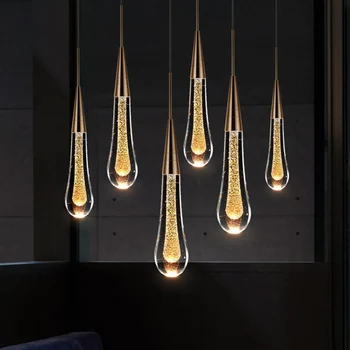 Modern Luminile LED pentru Living Vila de Iluminat Lumina de Interior de Iluminat din Cristal Lampă de Tavan Bucatarie Loft Lămpi
