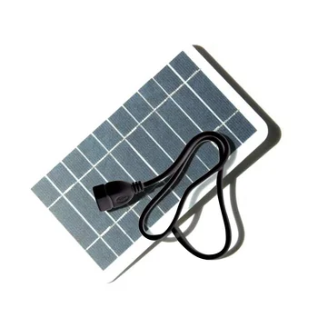 Mini Încărcător Solar Portabil, Flexibil, De Energie Solară De Încărcare Panou Interfață De Curent Continuu De Ieșire Usb Pentru Telefon Mobil Reîncărcare A Bateriei