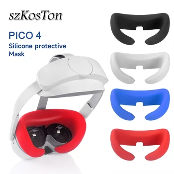 SZKOSTON Silicon de Protecție Caz pentru Pico 4 set de Căști VR Anti-Sudoare/Scurgeri de Lumină Fața Interfață Ochi Acoperire pentru PICO 4 Accesorii