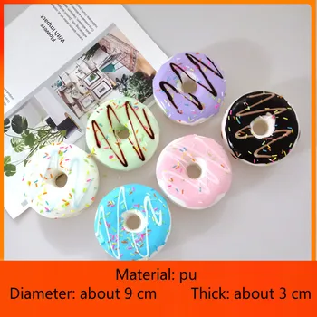 1buc ( 9cm )Simulare Pâine Model Donut Fals Prajituri Artificiale Gogoasa Alimentare Fotografie elemente de Recuzită, Decor Acasă Accesorii in Miniatura