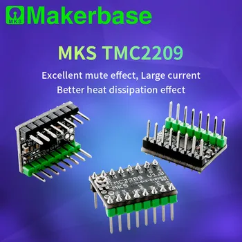Makerbase MKS TMC2209 2209 Stepper Motor Driver StepStick imprimantă 3d piese de 2,5-UN UART ultra silentios Pentru SGen_L Gen_L Robin Nano