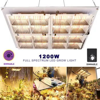 Noi Estompat LED-uri Cresc de Lumină în Creștere Lampa cu Spectru Complet Sunlike Fitolamp Instalație de Iluminat pentru bloom creștere cort cu efect de seră