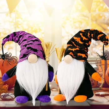 22cm Jucării Halloween Gnome Wizard Spider suedeză Třmte Nisse Manual de Pluș Cameră Decor Halloween-Papusa Jucării Decoratiuni