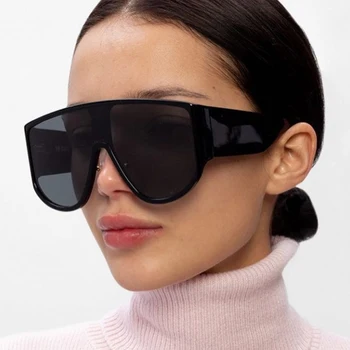 Cadru mare Brand Pilot ochelari de Soare Femei Supradimensionat Alb de Brand Designer de Epocă Ochelari de Moda pentru Bărbați ochelari de Soare oculos de sol