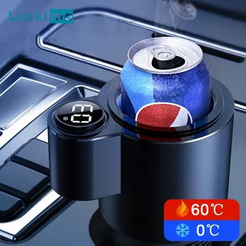 2 In 1 Multifunctional Masina Încălzire Cana Sticla de Apa 12V/110V/220V Încălzire LCD Display Electrice de Refrigerare Cooler Mai bun Cadou
