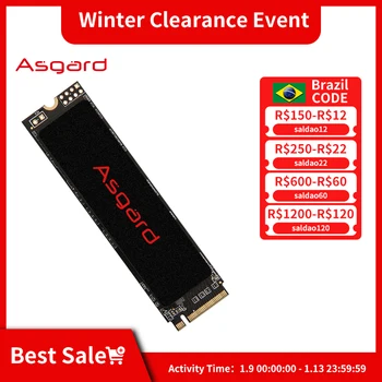 Asgard M. 2 SSD M2 512gb PCIe NVME 512GB ssd de 1TB, 2TB Solid state Drive 2280 Interne de Hard Disk pentru Laptop Cache