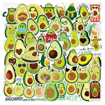 10/30/50PCS Kawaii Desene animate Avocado Autocolante pentru Copii DIY Chitara Papetărie Sticlă Notebook Fată Drăguță Jucării Clasice Autocolant