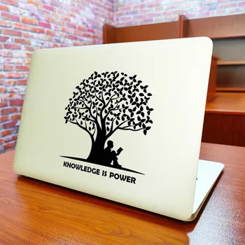 Cunoașterea Este Putere Citat Laptop Autocolant pentru Macbook Air 11 13 15 Inch Pro 16