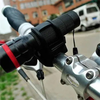 din nou, Reglabil Centura de Rotație de 360 de Grade Biciclete Faruri Titular Lanternă Rack Mount Bracket Clip Accesorii pentru Biciclete
