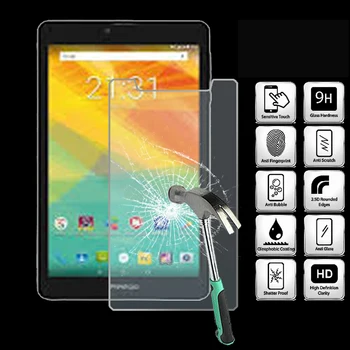 Pentru Prestigio Muze 3708 3G - 9H Tableta Temperat Pahar Ecran Protector de Acoperire Explozie-Dovada de Ecran de Înaltă Calitate de Film