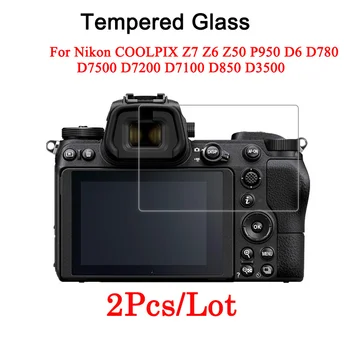 2 buc Sticlă Călită Pentru Nikon COOLPIX Z6 Z7 Z50 P950 D6 D780 D7500 D7200 D7100 D850 D3500 aparat de Fotografiat Digital Folie Protectoare din Sticla