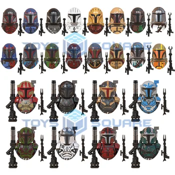 Setul De Varietate De Costume, Arme de Infanterie Grea Mandalorian Trooper Model Blocuri MOC Cărămizi Set Cadouri Jucarii