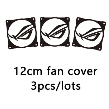 3pcs/lot DIY 12cm X 12cm Acrilice Fan Capacul Radiatorului Capac Decorativ de Răcire cu Apă Accesorii pentru Cooler Lichid utilizat pentru Ventilatoare de 120mm
