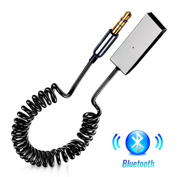 UGREEN Bluetooth Aux Adaptor Auto fără Fir Bluetooth Receptor USB la 3.5 mm Jack Audio Muzica Microfon Handsfree Adaptor pentru Difuzor Auto