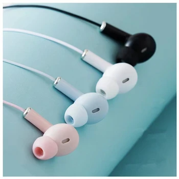 Bass Stereo Cablu Rezistent Căști cu Fir Microfon de 3,5 mm de Sport Căști Căști pentru iPhone, Samsung, Xiaomi, Huawei PC Headset
