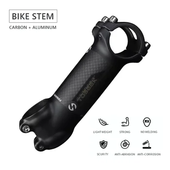 Carbon MTB Biciclete Stem 3K Mat Prindere 31.8 MM Pentru Drum de Munte cu Bicicleta Ghidon Stem Lungime 70/80/90/100/110/120/130mm