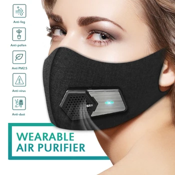 Smart Masca De Purificare A Aerului Electrice Inteligente Masca De Fata Cu Masca Accesorii Electrice Supapa Filtru Faciale Fanii De Ventilație Ventilator
