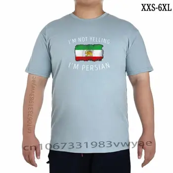 Eu Nu Țip eu persan Amuzant Persia Mândrie Tricou Tricou Tricou Drăguț Bumbac Imprimare Cosie Bărbați XXS-6XL