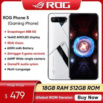 ASUS ROG Telefon 5 5G Smartphone Snapdragon 888 6.78