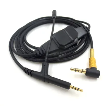 Casti Cablu Cablu Cablu Aux 3.5 mm Masculin la 2,5 mm de sex Masculin Audio Căști de Gaming Cablul w/Microfon Detașabil