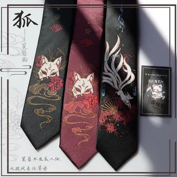 Anime Fox Cravată Gâtului Cosplay JK Îmbrăcăminte Bărbați Femei Kawaii Legături Accesorii de Moda Cosplay Costum Prop Cravate