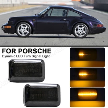 Pentru Porsche 911 Carrera 924/924S 944 959 Coupe 968 2 BUC LED-uri Dinamice de poziție Laterale de Semnalizare Lămpi de Semnalizare Indicator Lumini