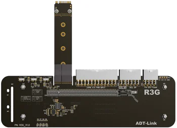 ADT R43SG 4.0 M. 2 NVMe Să PCIe 4.0 x16 Conector PCI-E 16x La M. 2 M pentru Cablu de Extensie Adaptor eGPU Pentru NUC/ITX/STX/Notebook PC-ul