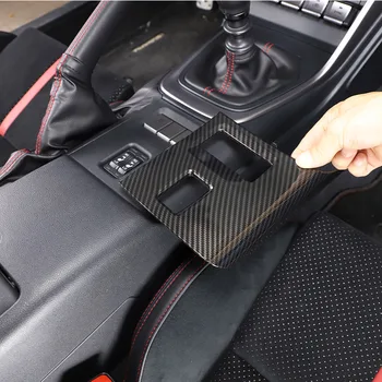 ABS, Fibra de Carbon/Rosu Pentru Toyota 86/Subaru BRZ 2022 Încălzire Scaun de Masina Butonul Cadru Decorativ Autocolant Auto Accesorii de Interior