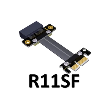 PCI Express 3.0 x1 Riser Card de Grafică de Carte Panglică Cablu Extensie 180 Plat de Mare Viteză PCI-E 1x R11SF Extender pentru BTC Miner