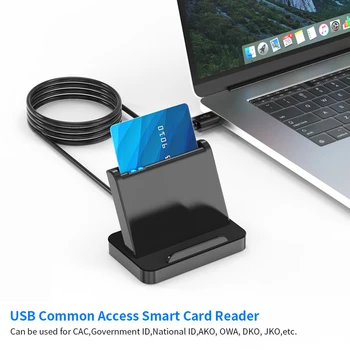 SCR816 USB Smart Card Reader ID IC CAC SIM Card Reader pentru Windows, Max OS Linux Multi Inteligent Cardreader Cititor de Carduri SD