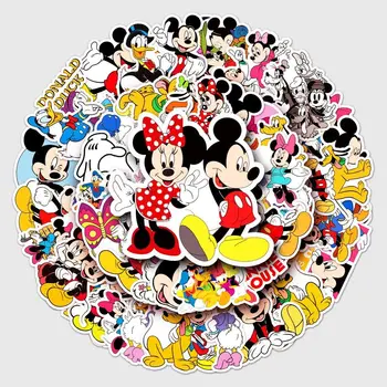 Disney Anime Desene Animate Mickey Mouse Clubhouse Autocolante Impermeabil Skateboard Chitara Valiza Laptop Decal Graffiti Autocolant Copil Jucărie