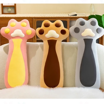 110cmNew Kawaii Ghearelor de Pisică de Pluș Perna de Desene animate Drăguț/Soft/Timp de Pluș Confortabil Pernă de pluș umplute copii fata de somn cadou