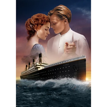 Fierbinte 5d diamant pictura Titanic poster diamant brodate figura stras imagine diamant mozaic meserii DIY acasă decorare