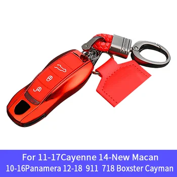 Pentru Porsche Boxster Cayman, Panamera Și Cayenne Macan 911 718 Taycan Mașină De Caz-Cheie Keyless Acoperi Cheie Shell