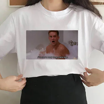 Femei de vară O-neck T-shirt Prieteni Show TV de Imprimare de Moda T-shirt femei Drăguț T-shirt Harajuku Retro Alb Topuri femeile Fierbinte de Vânzare